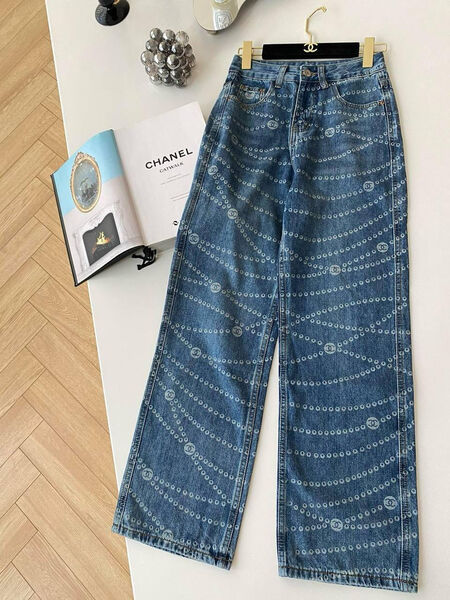 Джинсы Chanel женский джинса синий 179132-3