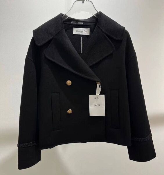 Пальто Christian Dior женский черный,коричневый 126840