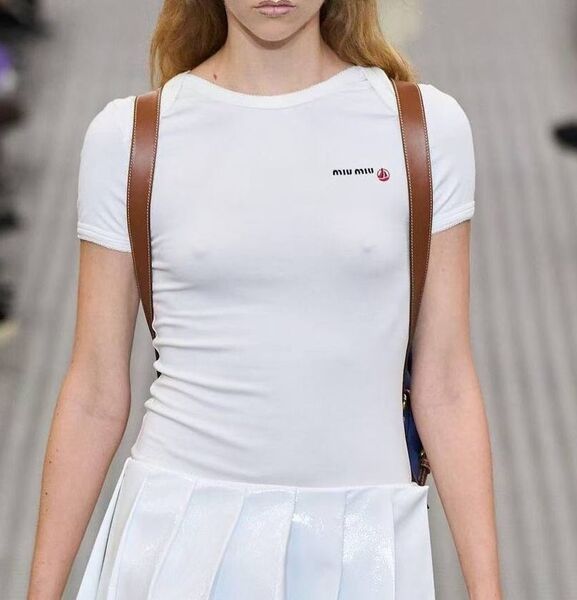 Боди Miu Miu женский белый 180322