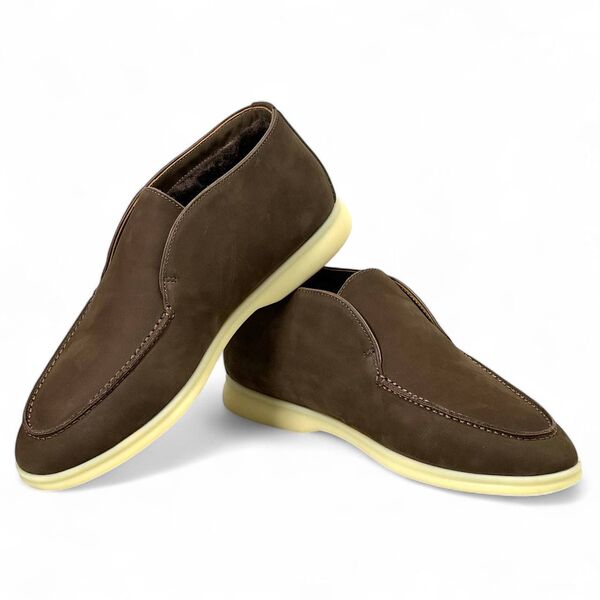 Мужские лоферы Loro Piana мужской замша 169389-2
