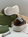 Мужские кеды Gucci мужской кожа 151909-4