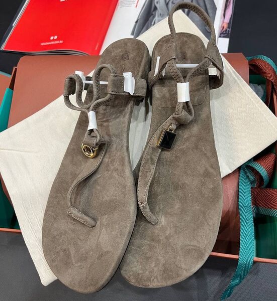 Сандалии Loro Piana женский замша 153966