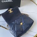 Сумка Chanel (26 см) женский кожа синий 73548-7