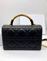 Сумка Christian Dior женский кожа черный 155096-6