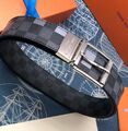 Мужской ремень Louis Vuitton мужской канва графитовый 52677-1