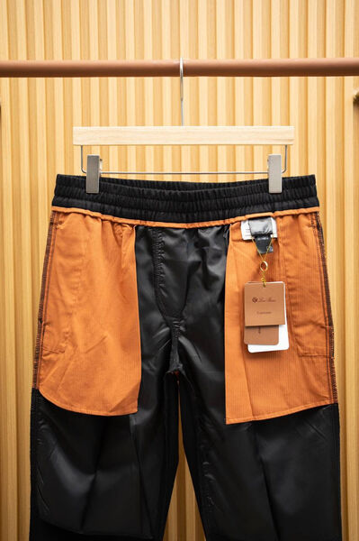 Мужские брюки Loro Piana мужской черный 169302-7