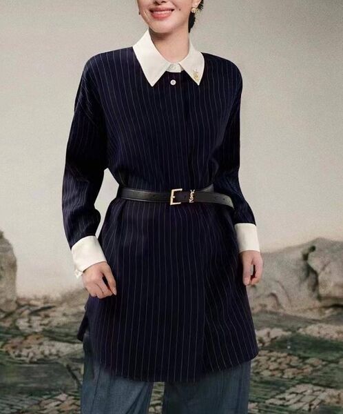 Рубашка Saint Laurent женский черный 138120