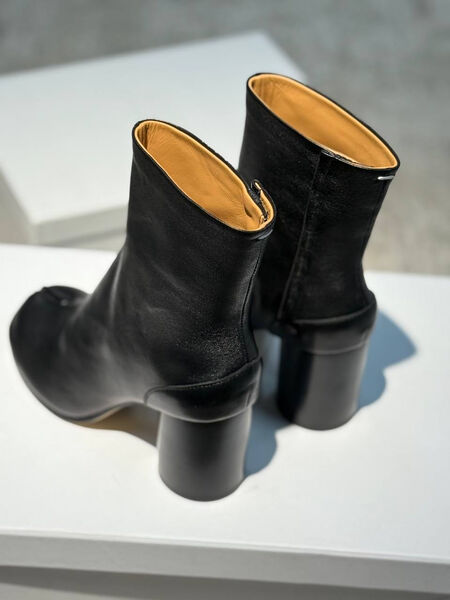 Ботильоны Maison Margiela женский кожа черный 198833-4