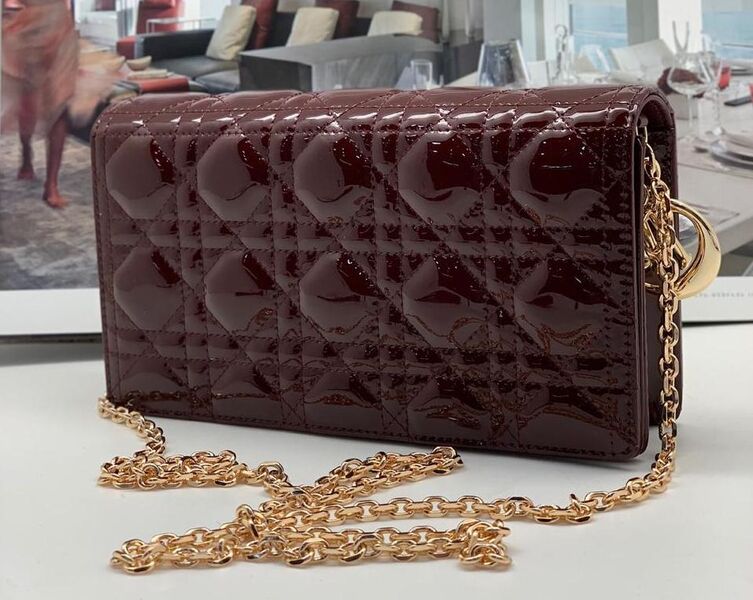 Клатч Lady Dior женский кожа 26121