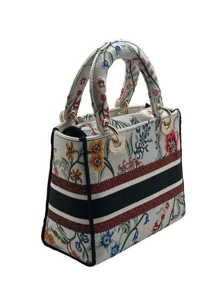 Сумка Christian Dior Lady женский текстиль бирюзовый 106903-2