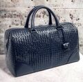 Дорожная сумка Bottega Veneta мужской кожа синий 121769-1