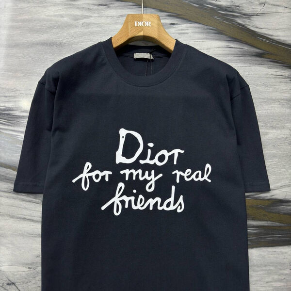 Мужская футболка Christian Dior мужской черный 181718-5