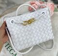 Сумка Bottega Veneta женский кожа белый 120309-1