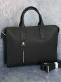 Мужской портфель Hermès мужской кожа черный 103971-4