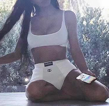 Купальник Chanel женский белый 37071