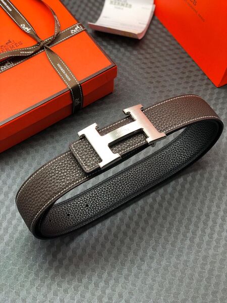 Мужской ремень Hermès мужской кожа 52522-3