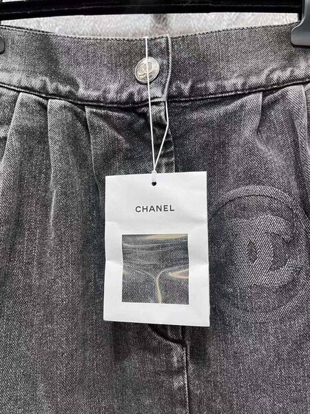 Юбка Chanel женский джинса графитовый 106917-2