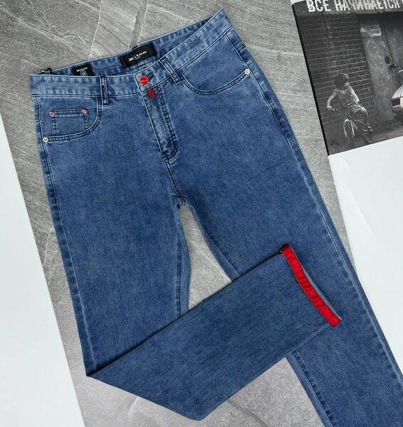 Мужские джинсы Kiton мужской джинса бирюзовый 153211