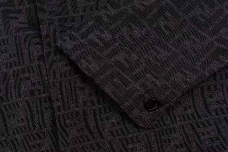 Мужская рубашка Fendi мужской черный 173331-7