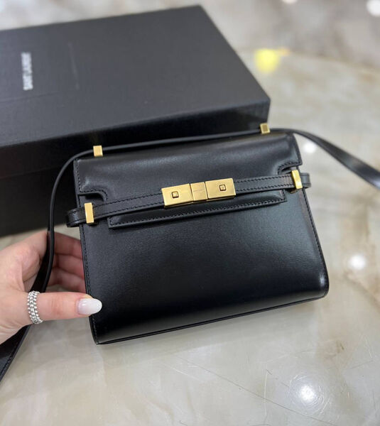 Сумка Saint Laurent женский кожа черный 143333-2