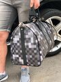 Дорожная сумка Louis Vuitton мужской канва графитовый 19180-3