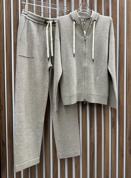 Костюм Brunello Cucinelli женский графитовый 124188