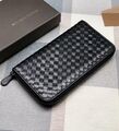Кошелек Bottega Veneta мужской кожа черный 31707-1