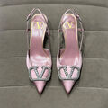 Туфли Valentino женский сатин розовый 121309-3