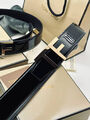 Мужской ремень Tom Ford мужской кожа черный 135024-3