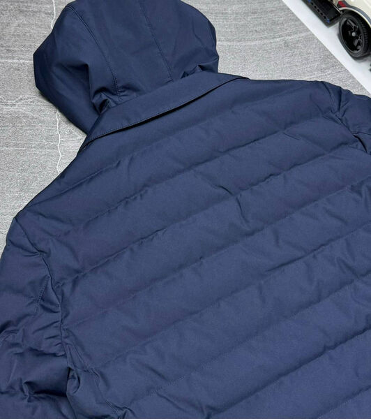 Мужской пуховик Kiton мужской синий 165318-8