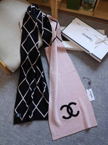 Шарф Chanel женский розовый 169055