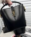 Сумка Saint Laurent Le 37 женский кожа черный 142723-1
