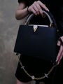 Сумка Louis Vuitton женский кожа черный 125987-3