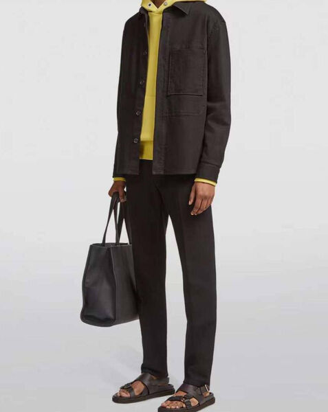 Мужская рубашка Zegna мужской черный 144388-4