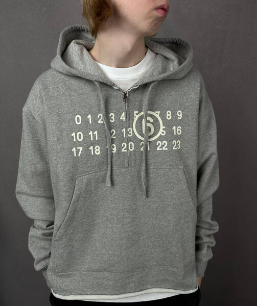 Мужское худи Maison Margiela мужской графитовый 136518