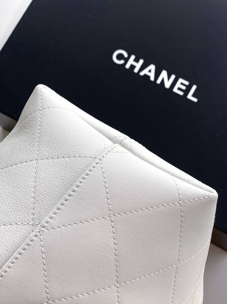 Сумка Chanel женский кожа белый 201997-6