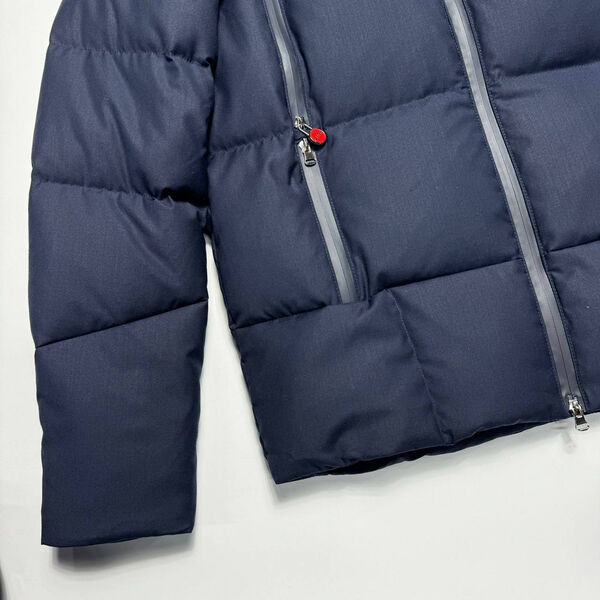 Мужской пуховик Kiton мужской синий 167599-3