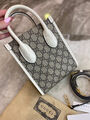 Сумка Gucci Jumbo Gg Mini женский канва monogram молочный 75076-3