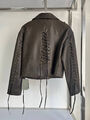 Куртка Balenciaga женский кожа 141635-2