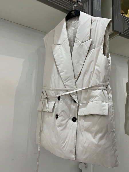 Жилет Brunello Cucinelli женский графитовый 95461-2