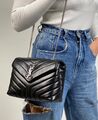 Сумка Saint Laurent женский кожа черный 77321-1