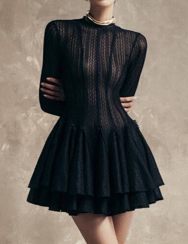 Платье Alaïa женский черный 191141-3
