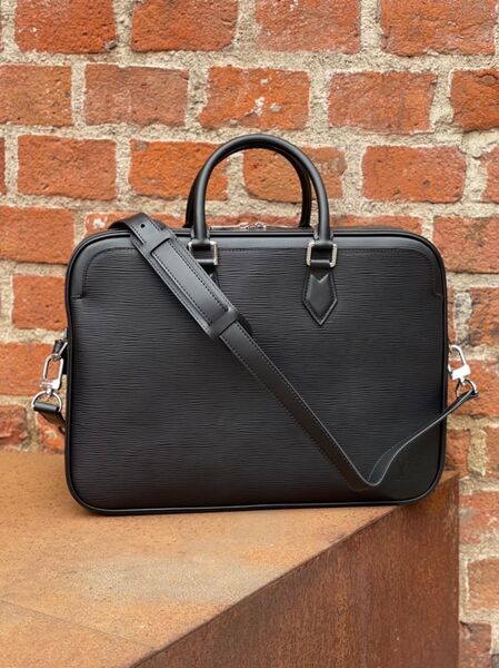 Портфель мужской Louis Vuitton мужской кожа черный 62065-2