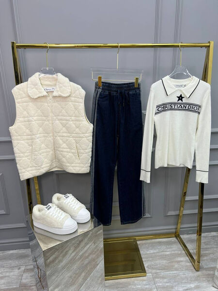 Жилет Christian Dior женский бежевый 137036-2