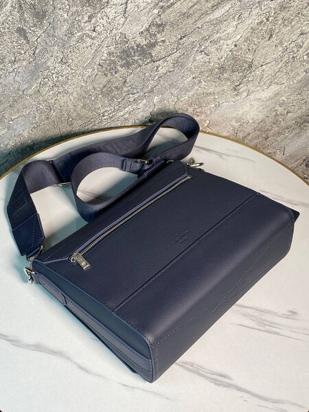 Мужская сумка мессенджер Louis Vuitton мужской кожа синий 169880-2