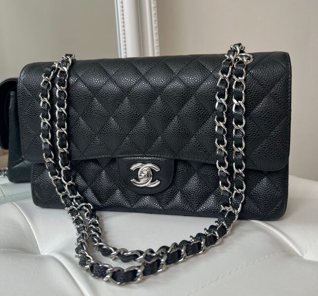 Сумка Chanel 2.55 женский кожа черный 102731