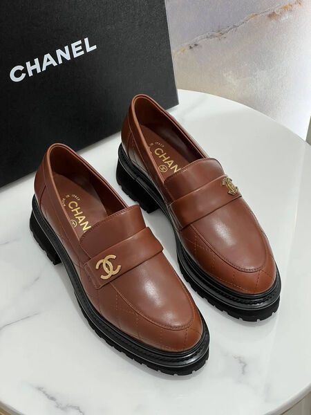 Лоферы Chanel женский кожа 125863-4
