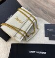 Сумка Saint Laurent женский кожа белый 77413-3
