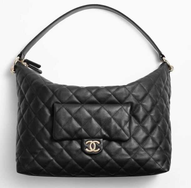 Сумка Chanel женский кожа черный 127959