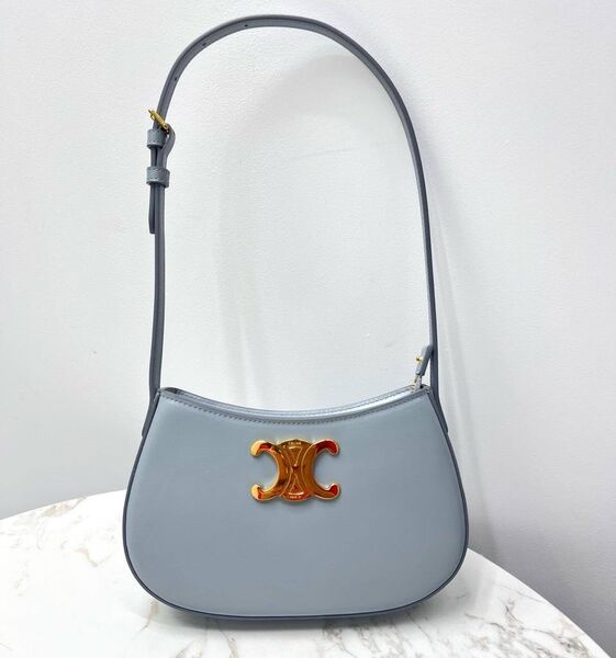 Сумка Celine Tilli женский кожа swift бирюзовый 186557